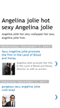 Mobile Screenshot of angelinajolie-hot-wallpaper.blogspot.com