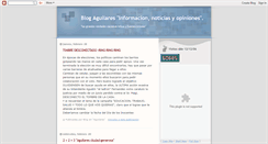 Desktop Screenshot of noticiasaguilares.blogspot.com