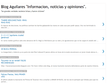 Tablet Screenshot of noticiasaguilares.blogspot.com