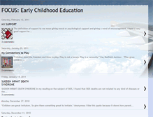 Tablet Screenshot of focusearlychildhoodeducation.blogspot.com