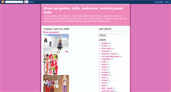 Desktop Screenshot of dress-up-games-kids.blogspot.com