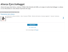 Tablet Screenshot of ejercitomaggot.blogspot.com