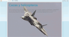 Desktop Screenshot of cazasyhelicopteros.blogspot.com