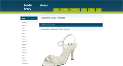 Desktop Screenshot of bridalshoesivoryview.blogspot.com