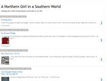 Tablet Screenshot of northsouthgirl.blogspot.com