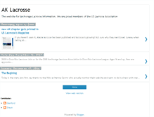 Tablet Screenshot of aklacrosse.blogspot.com