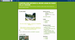 Desktop Screenshot of campingdonantonio.blogspot.com