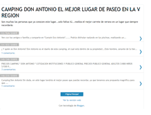 Tablet Screenshot of campingdonantonio.blogspot.com