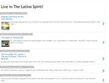 Tablet Screenshot of liveinthelatinospirit.blogspot.com