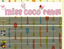 Tablet Screenshot of misscocoeats.blogspot.com