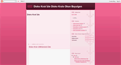 Desktop Screenshot of disko-krali-izle.blogspot.com