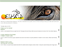 Tablet Screenshot of elephantsmalaysia.blogspot.com