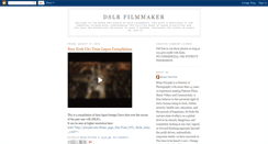Desktop Screenshot of dslrfilmmaker.blogspot.com
