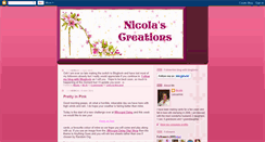 Desktop Screenshot of nicolascreations.blogspot.com