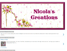 Tablet Screenshot of nicolascreations.blogspot.com