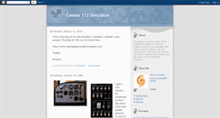 Desktop Screenshot of cessnasim.blogspot.com