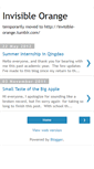 Mobile Screenshot of invisible-orange.blogspot.com