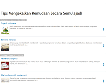 Tablet Screenshot of muda-semulajadi.blogspot.com