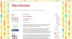 Desktop Screenshot of mancfoodian.blogspot.com