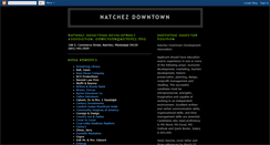 Desktop Screenshot of natchezdowntown.blogspot.com