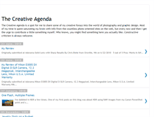 Tablet Screenshot of creativeagenda.blogspot.com