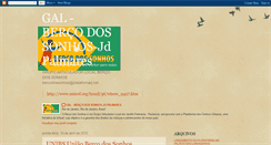 Desktop Screenshot of bdossonhos.blogspot.com