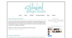 Desktop Screenshot of bluebirddesignstudioblog.blogspot.com