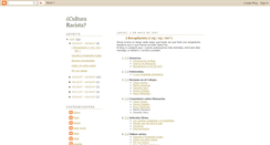 Desktop Screenshot of cultura-racista.blogspot.com