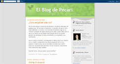 Desktop Screenshot of blogdepecari.blogspot.com