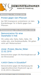 Mobile Screenshot of demonstrationen-in-deutschland.blogspot.com