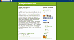 Desktop Screenshot of musingsofaneducator-pbonus.blogspot.com