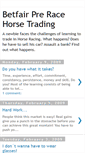 Mobile Screenshot of betfair-horse-racing.blogspot.com