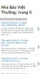 Mobile Screenshot of nhabaovietthuong2.blogspot.com