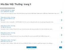 Tablet Screenshot of nhabaovietthuong2.blogspot.com