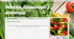 Desktop Screenshot of nutricionfisiopatologiaydietoterapia.blogspot.com