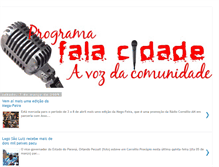 Tablet Screenshot of falacidade.blogspot.com