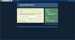 Desktop Screenshot of classroom2007-jeevan.blogspot.com