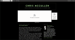 Desktop Screenshot of chrismccullen.blogspot.com