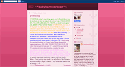 Desktop Screenshot of hamsterbabykean.blogspot.com
