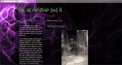 Desktop Screenshot of christianabell.blogspot.com
