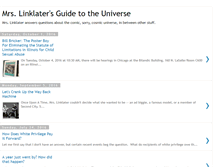 Tablet Screenshot of mrslinklatersguidetotheuniverse.blogspot.com