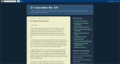 Desktop Screenshot of dyjournalism.blogspot.com
