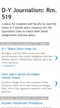 Mobile Screenshot of dyjournalism.blogspot.com