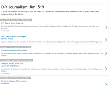 Tablet Screenshot of dyjournalism.blogspot.com