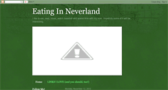Desktop Screenshot of eatinginneverland.blogspot.com