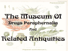 Tablet Screenshot of museumofdrugs.blogspot.com