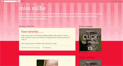 Desktop Screenshot of missmillie18.blogspot.com