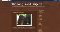 Desktop Screenshot of longislandfrugalist.blogspot.com