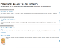 Tablet Screenshot of beautytipsforministers.blogspot.com