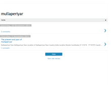 Tablet Screenshot of mullaperiyardamhistory.blogspot.com
